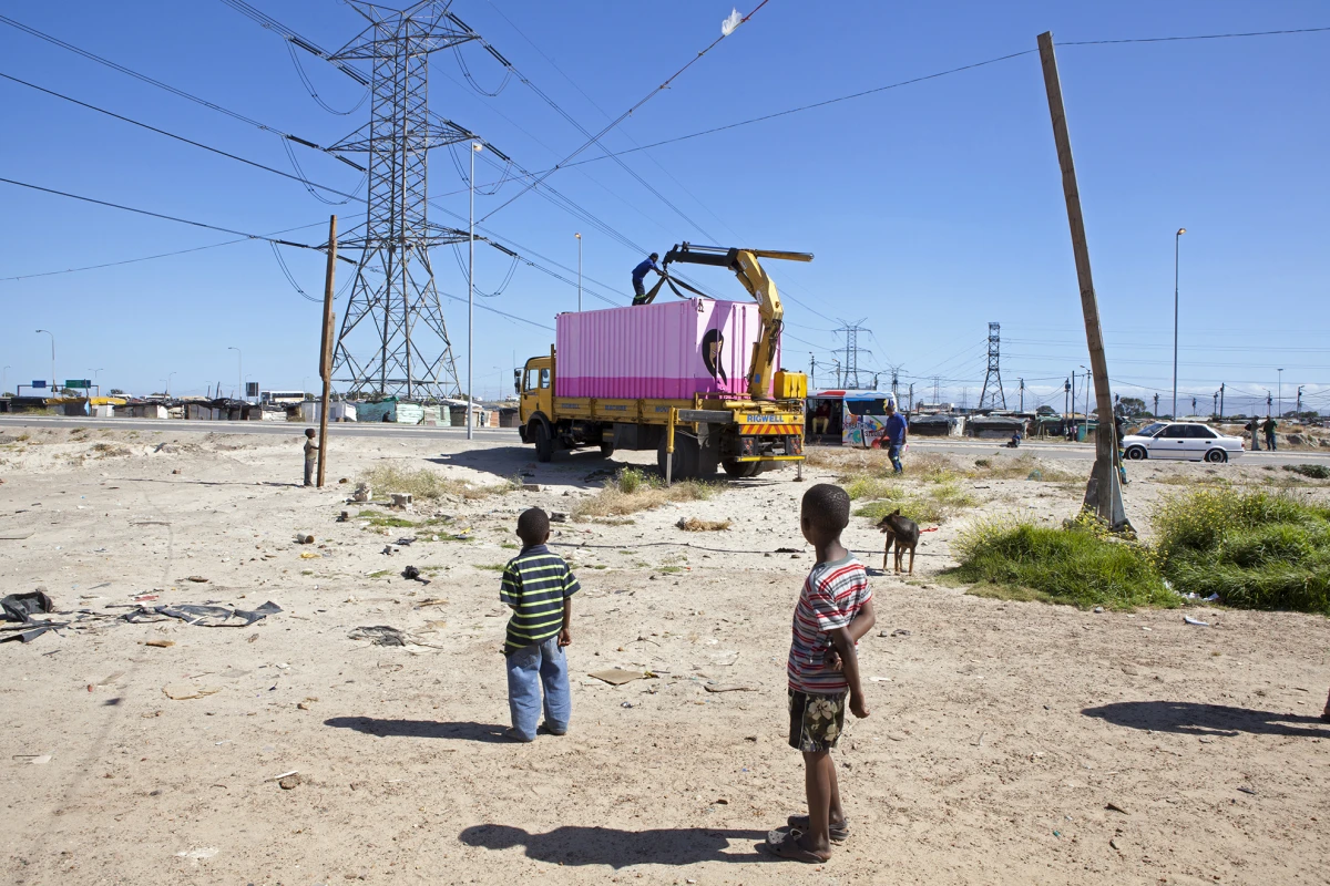 Luyolo (2012), On-site Intervention Cape Town, South Africa, photo: Alejandra Baltazares.