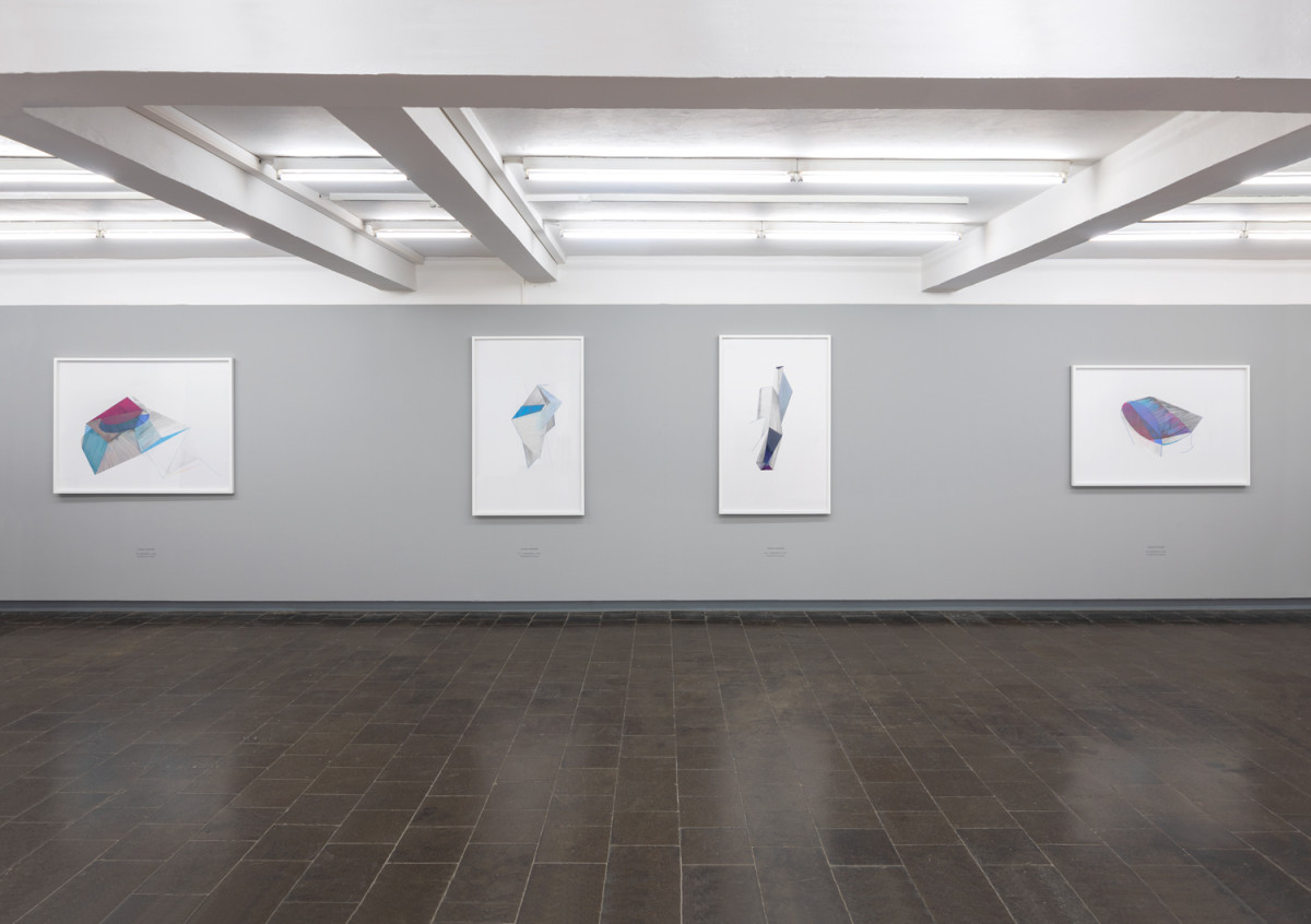 RE Variations (2020), Kunsthalle Recklinghausen, Zeichnung auf Papier (130 x 97,5 cm). Foto: Rainer Schlautmann.Justyna Janetzek / VG Bild-Kunst.