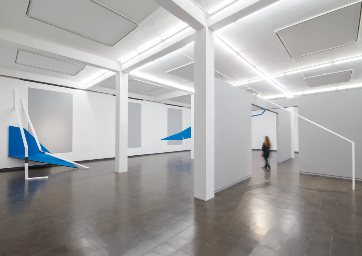 Visibility (2021), Kunsthalle Recklinghausen,Vierkantstahl, Stahlblech. Justyna Janetzek / VG Bild-Kunst